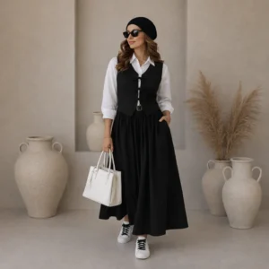 womens-linen-vest-black