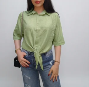 womens-summer-blouse-green